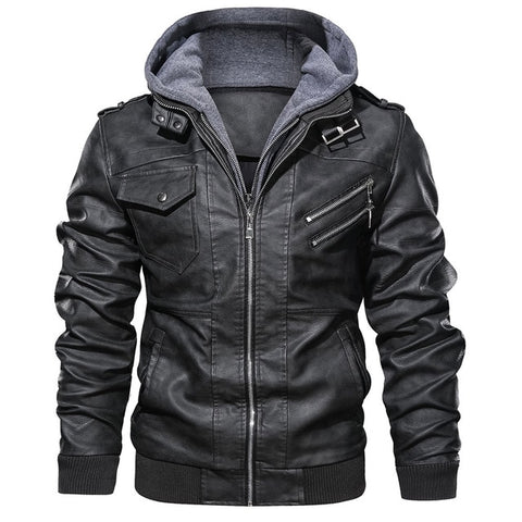 Brand Oblique Zipper Motorcycle Leather Jacket Men 2019 Autumn Winter Streetwear Pu Leather Coat Eu size S-XXXL Jaqueta Couro