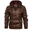 Brand Oblique Zipper Motorcycle Leather Jacket Men 2019 Autumn Winter Streetwear Pu Leather Coat Eu size S-XXXL Jaqueta Couro