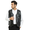 2018 Brand Autumn Spring Casual Zipper  Leather Jacket Motorcycle Leather Jacket Slim  Mens Jackets And Coats Black White
