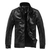 New Mens Autumn Winter Motorcycle Leather Jacket Men Warm Windbreaker Hooded PU Jackets Male Outwear PU Baseball Jackets m-4XL
