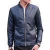 TLZC 2018 Autumn Winter Man Fashion Casual Outwear Jacket Plus Size M-4XL Men's Leather Coat Korean Slim Fit Leather Jackets